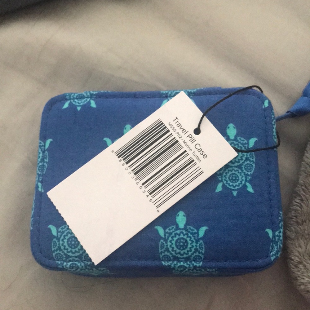 Very Bradley Marine Turtles Pill Case